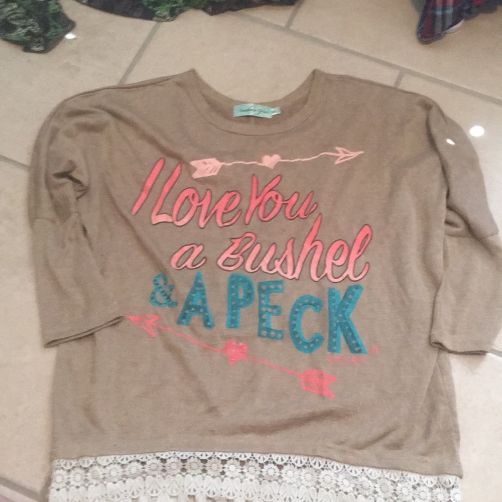 3/4 sleeve top